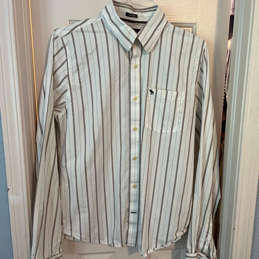 Vintage Abercrombie & Fitch Men’s Button Down Shirt